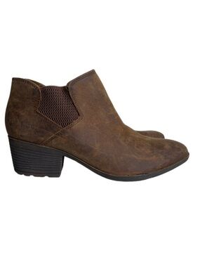 BOC Chelsea Ankle Boots Distressed Leather Size 9.5